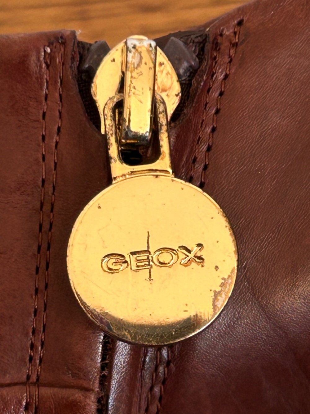 GEOX RESPIRA LEATHER ANKLE BOOT - Picture 4 of 9
